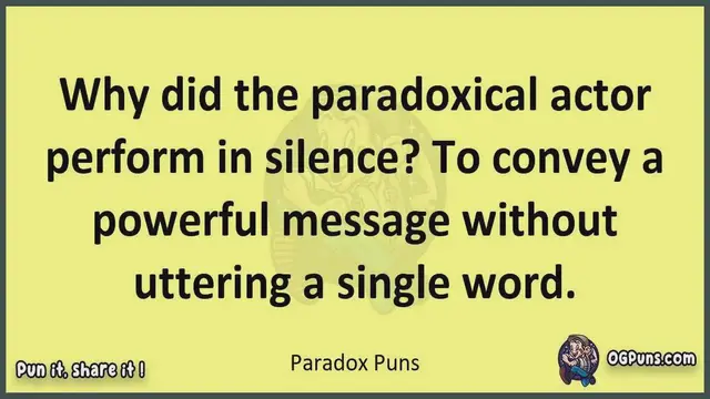 Video thumbnail for Paradox - Jokes, Puns, Wordplays, and Laughter