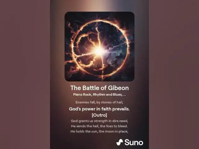 Video thumbnail for The Battle of Gibeon: A Song of Faith and Victory