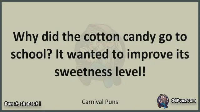 Video thumbnail for Carnival - Jokes, Puns, Wordplays, and Laughter