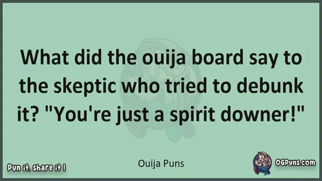 Video thumbnail for Ouija - Jokes, Puns, Wordplays, and Laughter