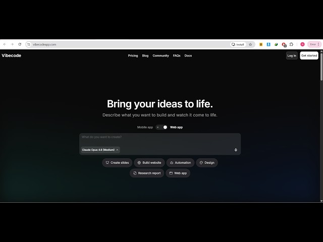 Video thumbnail for This VibeCodeApp.com AI App Builder is INSANE to Build Full Stack Apps From Prompt Destroys Claude