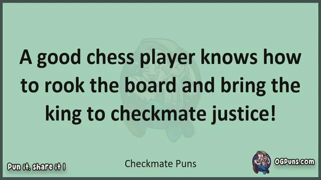 Video thumbnail for Checkmate - Jokes, Puns, Wordplays, and Laughter