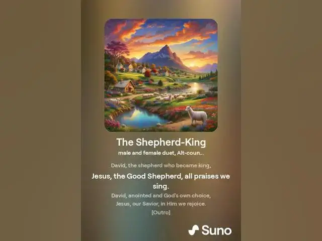 Video thumbnail for The Shepherd-King: David and Jesus - An Original Song