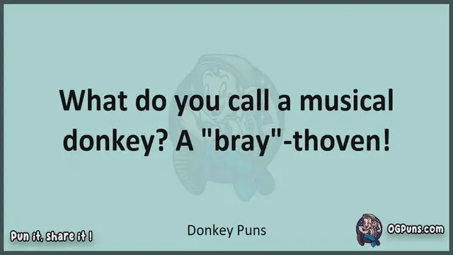 Video thumbnail for Donkey - Jokes, Puns, Wordplays, and Laughter