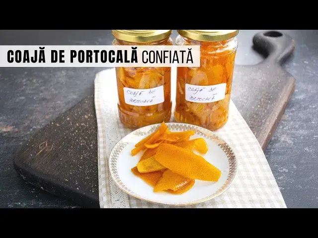 Video thumbnail for Coajă de portocală confiată - rețeta veche | Bucate Aromate