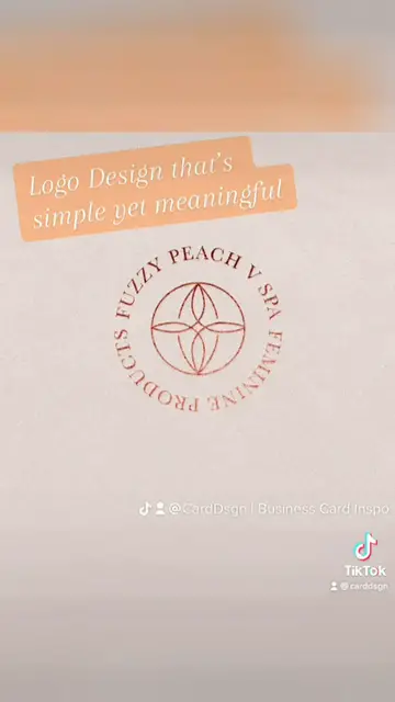 'Video thumbnail for Fuzzy Peach V Spa Business Card'
