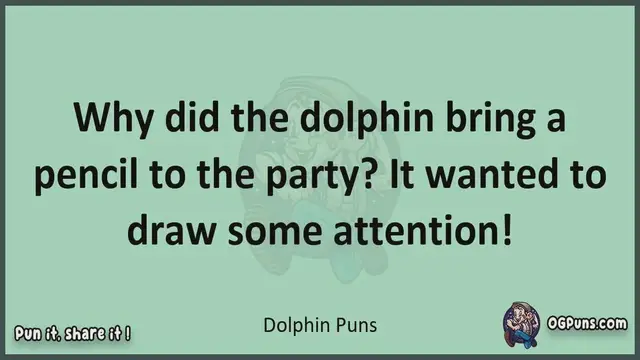 Video thumbnail for Dolphin - Jokes, Puns, Wordplays, and Laughter