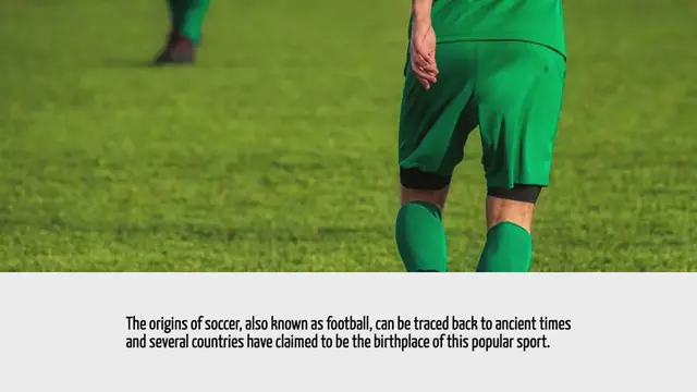 'Video thumbnail for What Country Did Soccer Originate In'