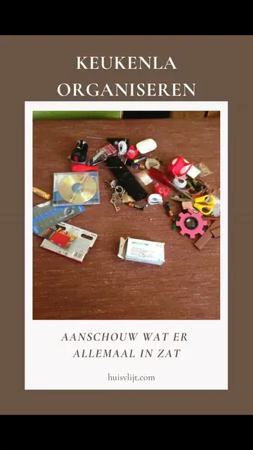 Video thumbnail for keukenla organiseren