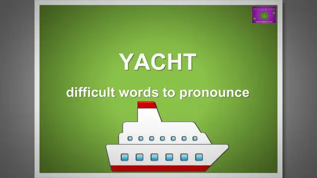 'Video thumbnail for Yacht: Difficult words to pronounce'