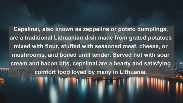 Video thumbnail for Tasting Lithuania: Top 10 Delicious Foods to Try in Lithuania