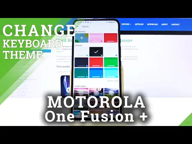 'Video thumbnail for How to Customize Keyboard Theme in MOTOROLA One Fusion+ -  Keyboard Settings'