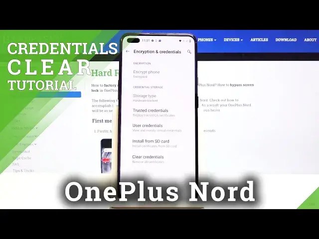 'Video thumbnail for How to Clear Credentials in OnePlus Nord – Remove All Licenses'