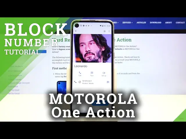 'Video thumbnail for How to Block Number in MOTOROLA One Action – Block Calls & Messages'
