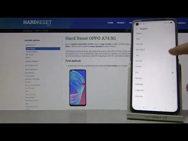 Video thumbnail for Default Alarm Tones on OPPO A74 5G – Available Sounds of Alarms