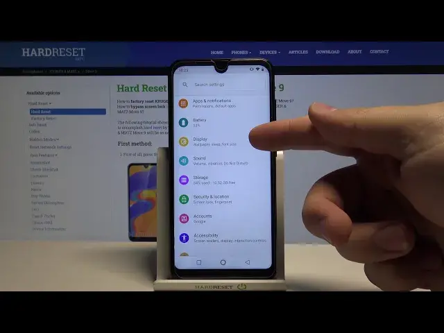 Video thumbnail for How to Change Screen Timeout on KRUGER & Matz Move 9 – Adjust Screen Timeout