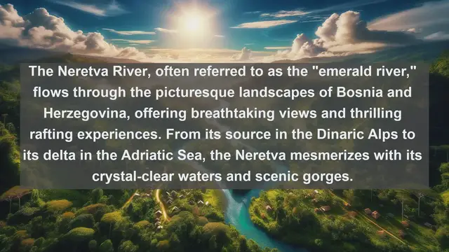 Video thumbnail for Navigating Bosnia and Herzegovina: Top 10 Famous Rivers Revealed