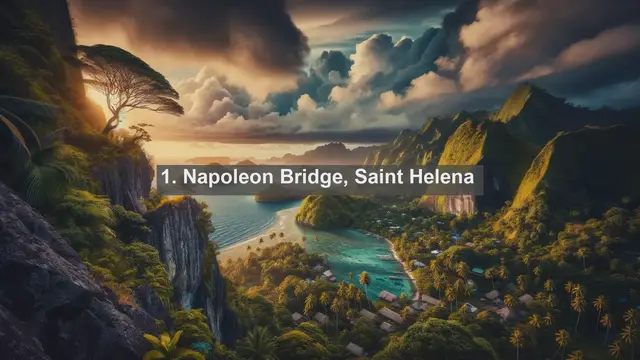 Video thumbnail for Crossing Boundaries: Discovering the Top 10 Famous Bridges in Saint Helena, Ascension, and Tristan da Cunha