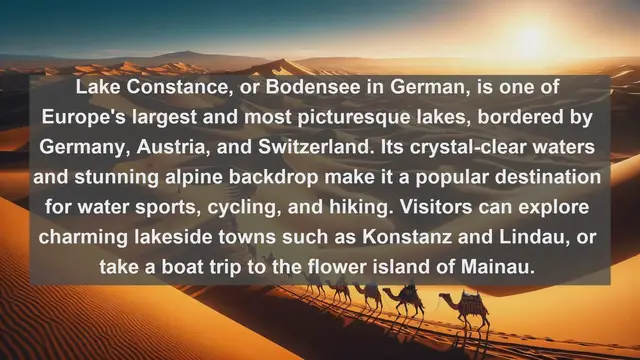 Video thumbnail for Discovering Germany's Natural Treasures: Top 10 Famous Lakes You Must See