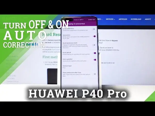 Video thumbnail for How to Enter Auto Correction in Huawei P40 Pro