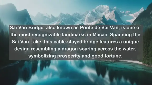 Video thumbnail for Exploring Macao's Marvels: Top 10 Famous Bridges You Must See