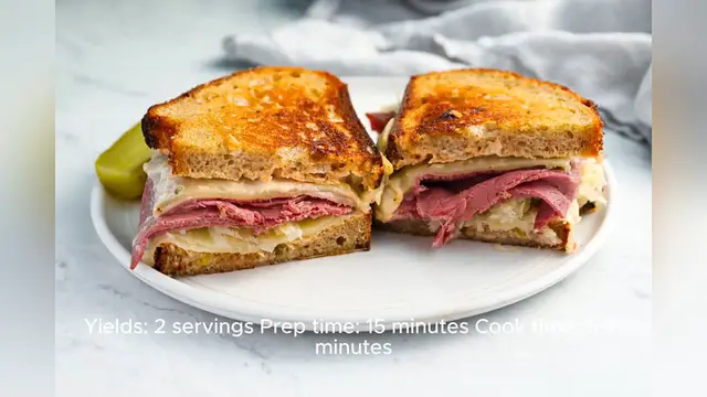 Video thumbnail for reuben sandwich recipe