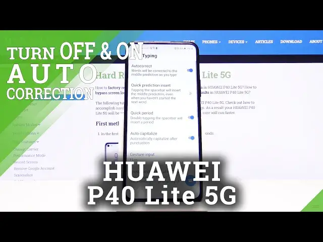 'Video thumbnail for How to Open Text Settings in Huawei P40 Lite 5G-  Enter Text Correction Options'