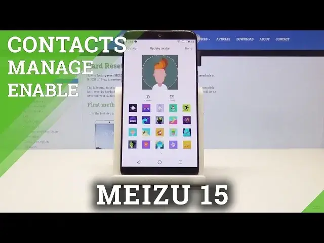 'Video thumbnail for How to Change Contact Image on MEIZU 15 - Add Contact Photo'