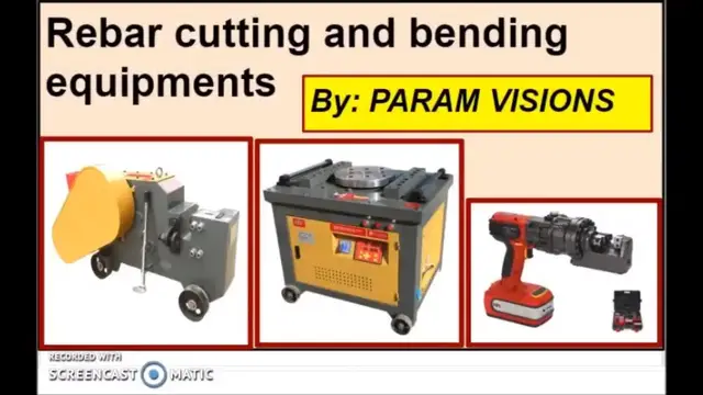 Video thumbnail for Rebar cutting and bending machine/Rebar bender machine/Rebar cutter machine.