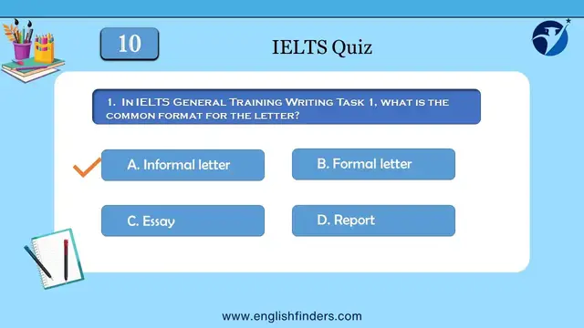 Video thumbnail for 10 Useful IELTS Quizzes For Students | English Finders