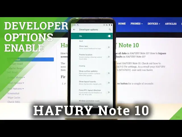 Video thumbnail for How to Enter Developer Mode in HAFURY Note 10 – Open Developer Options