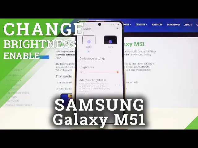'Video thumbnail for How to Allow Auto-Brightness in SAMSUNG Galaxy M51 – Customize Display Brightness'