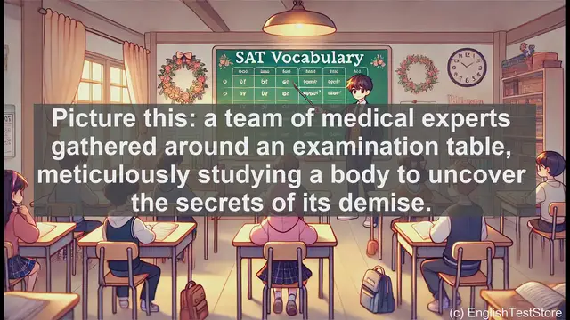 Video thumbnail for 5000 Must Know SAT Vocabulary - Autopsy: Examining Death to Understand Life