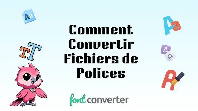 'Video thumbnail for Comment Convertir Des Fichiers De Polices (Guide Simple)'