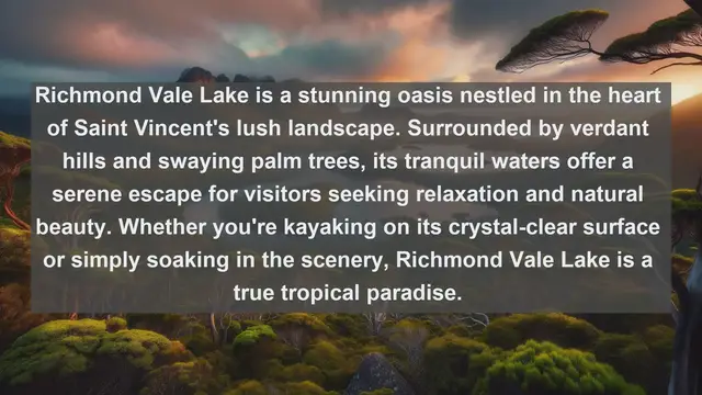 Video thumbnail for Explore Paradise: Top 10 Famous Lakes in Saint Vincent and the Grenadines
