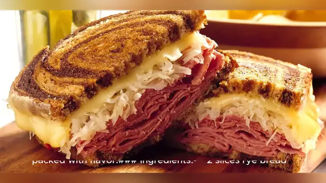 Video thumbnail for reuben sandwich recipe