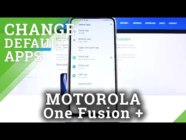 Video thumbnail for How to Find Default App in MOTOROLA One Fusion+ - Default App Section