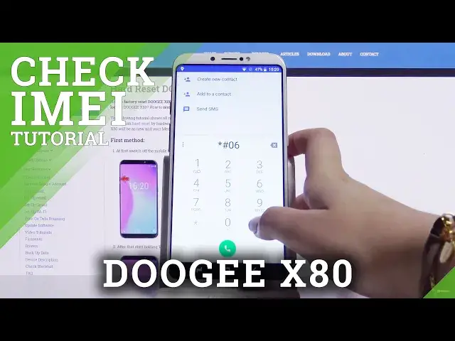 'Video thumbnail for How to Check IMEI and SN in DOOGEE X80 – Find IMEI and Serial Number'