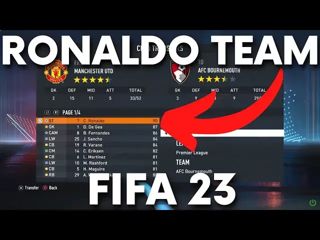 Video thumbnail for What team is Ronaldo on FIFA 23 - Cristiano Ronaldo in FIFA 2023