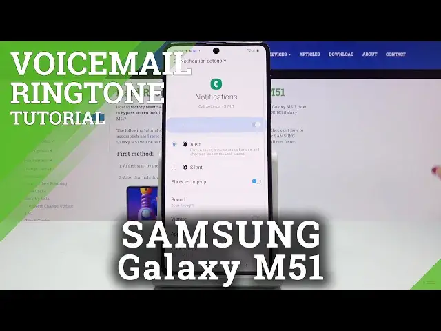 'Video thumbnail for How to Turn Off Voicemail Pop-Ups in SAMSUNG Galaxy M51 – Disable Voicemail Notifications'