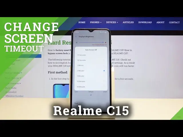 'Video thumbnail for How to Set Screen Timeout in REALME C15 – Find Blackout Options'