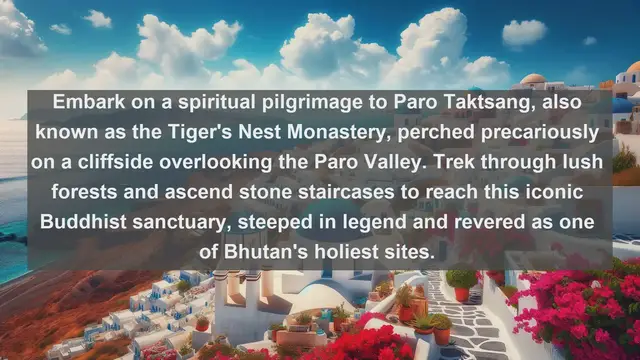 Video thumbnail for Discover Bhutan: Top 10 Must-Visit Landmarks and Attractions in the Land of the Thunder Dragon