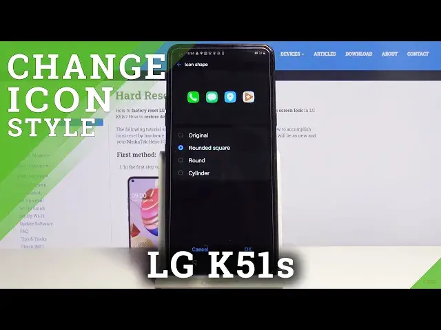 'Video thumbnail for How to Change Icon Shape in LG K51s – Customize Icons'