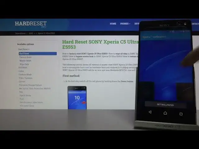 Video thumbnail for SONY Xperia C5 and Screen Background - Check All Wallpapers List