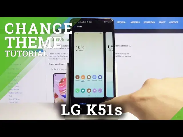 'Video thumbnail for How to Change Device Theme in LG K51s – Apply New Device Theme'