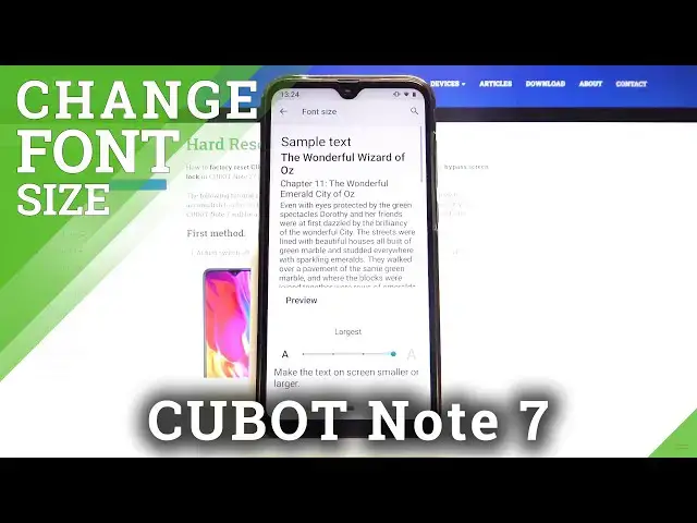 'Video thumbnail for How to Change Font Size in CUBOT Note 7 – Font Customization'