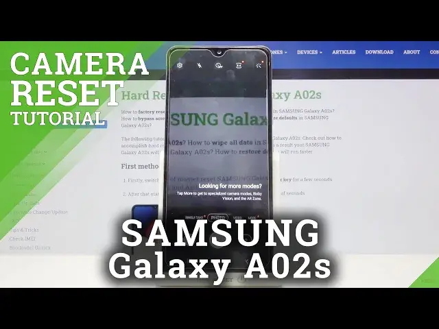 'Video thumbnail for How to Reset Camera Settings in SAMSUNG Galaxy A02s – Camera Configuration'