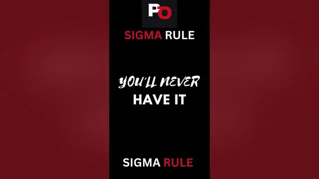 'Video thumbnail for Male Sigma Rule #shorts'