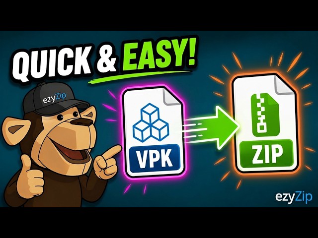 Video thumbnail for 📦 How to Convert VPK to ZIP Online Free | No Software Installation Required