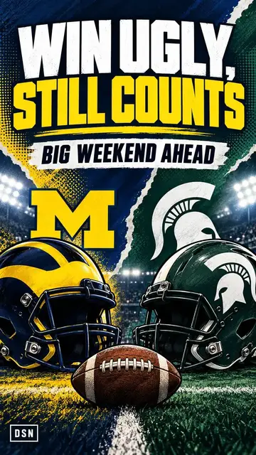 Video thumbnail for Michigan and Michigan State need clean wins more than pretty ones